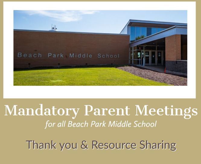 BPMS Parent Meetings  - Thank you & Resource Sharing