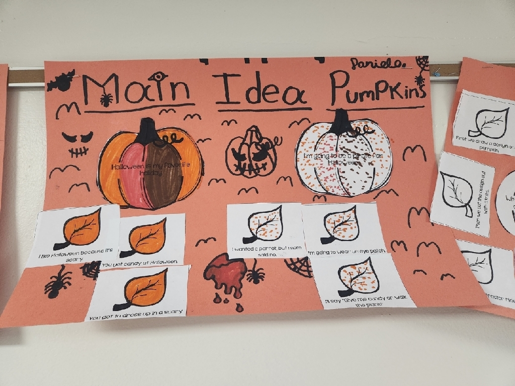 Main Idea Pumpkin 2