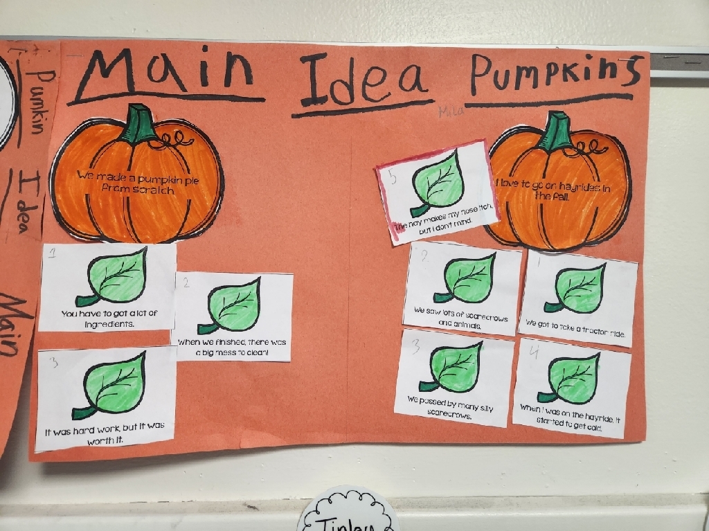 Main Idea Pumpkin 3