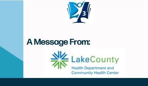 Message from Lake County Health Department and Community Health Center