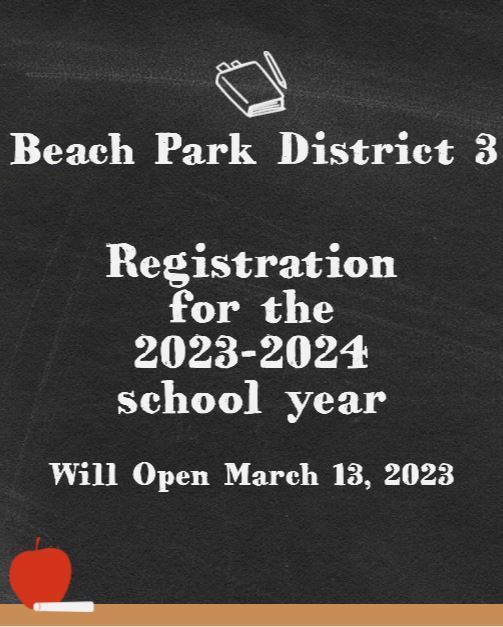 Registration for the 2023-2024 school year