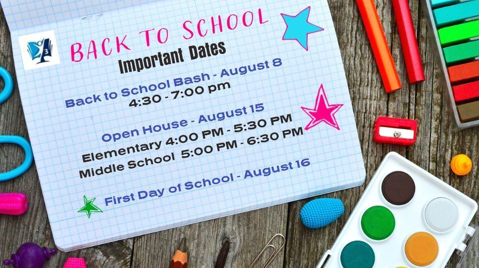 Back to School Important Dates